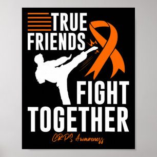 Poster Amis de sensibilisation aux crps Soutien Arts mart