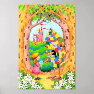 Poster Amis du pays des contes de fées.
