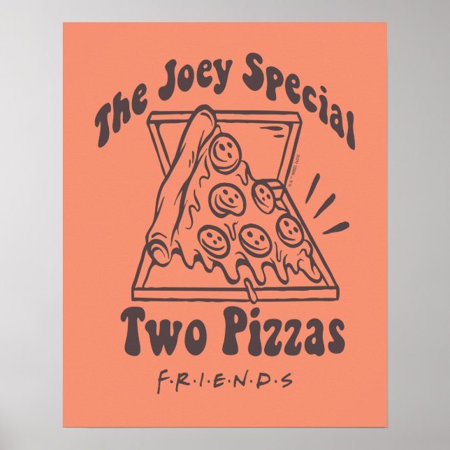 Poster AMIS™ | Joey Pizza Citation (Devant)