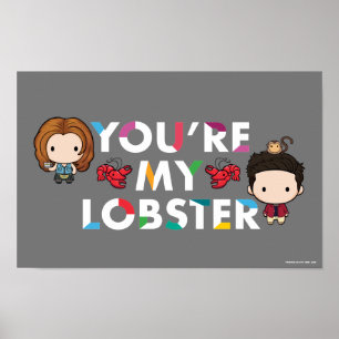 Poster AMIS™ Ross & Rachel Lobster Chibi