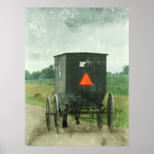 Poster Amish Buggy