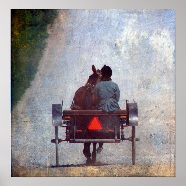 Poster Amish Travel (Devant)