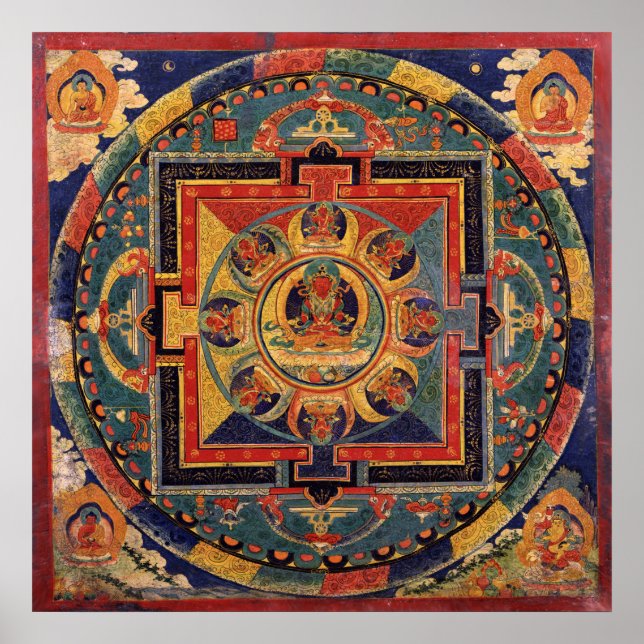 Poster Amitayus Mandala (Devant)