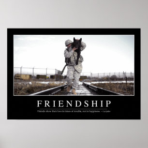 Poster Amitié : Citation Inspirationnelle