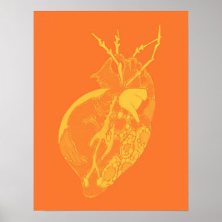 Poster Amoeba Minx : Peau Tangerine