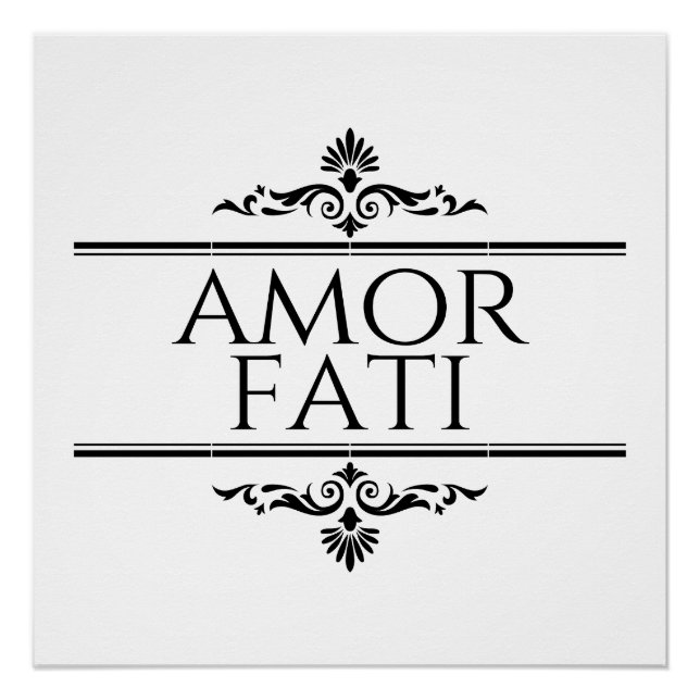 Poster Amor Fati (Devant)