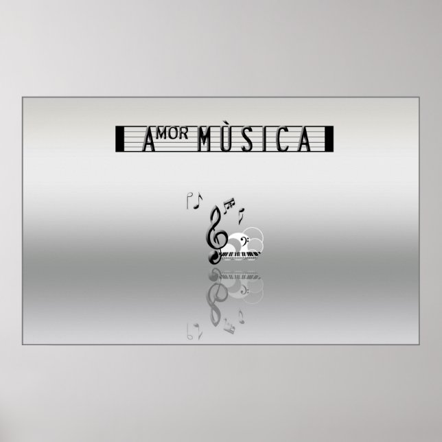 Poster Amor Musica (Devant)
