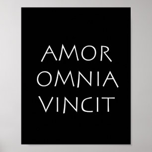 Poster Amor Omnia Vincit