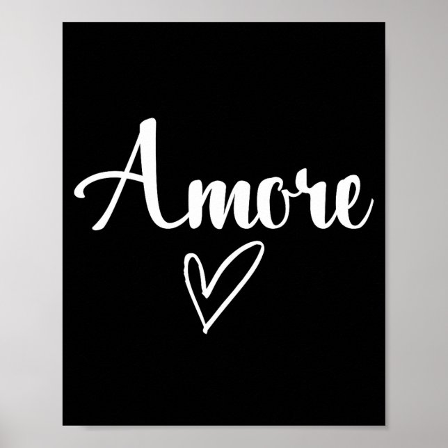 Poster Amore - Italian Love Valentine's Day  (Devant)