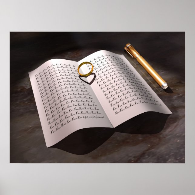 Poster amour (Devant)