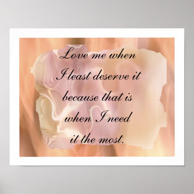 Poster Amour (Devant)