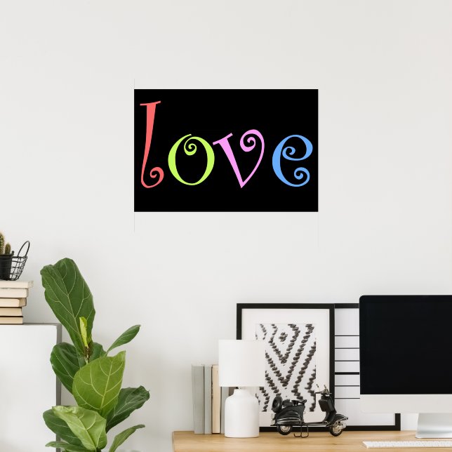 Poster Amour (Bureau à domicile)