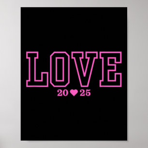 Poster Amour 2025 Saint-Valentin Fiançailles Mariage Pr
