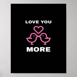 Poster Amour à jamais Classique Intemporel 