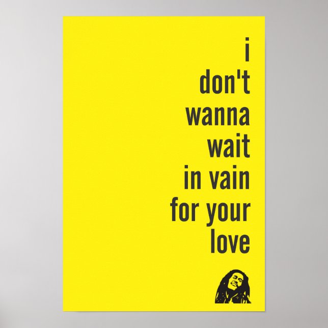 Poster Amour, attends en vain (Devant)