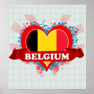 Poster Amour Belgique du cru I