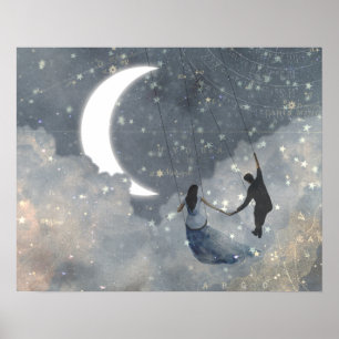 Poster Amour céleste