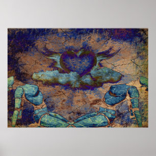 Poster Amour dans le Cyberpunk