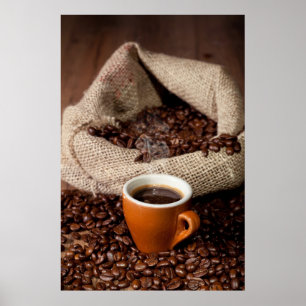 Poster Amour de café