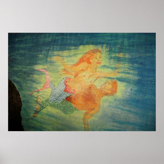 Poster Amour de la grotte de sirène (Devant)