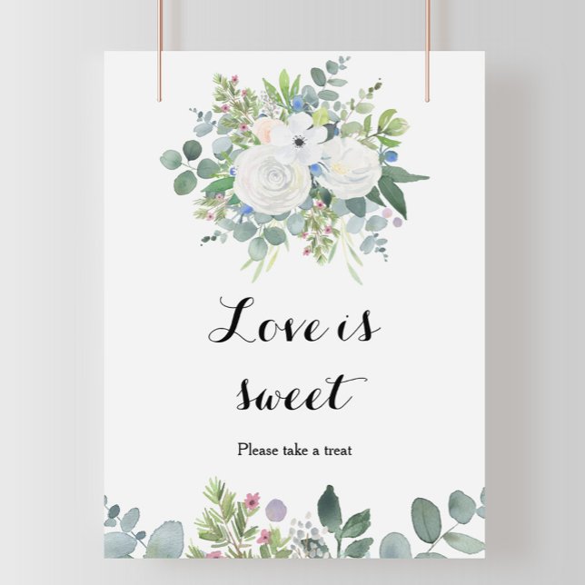 Poster Amour de verdure de eucalyptus tropical est doux (Créateur téléchargé)