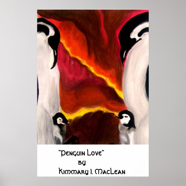 Poster Amour des pingouins (Devant)