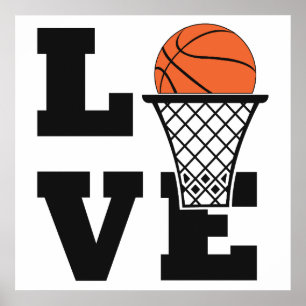 Poster Amour du basket-ball