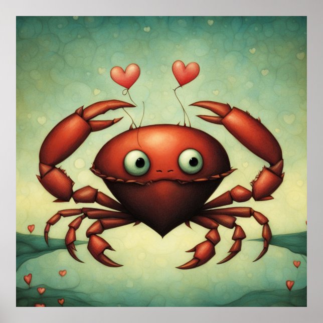 Poster Amour du crabe (Devant)