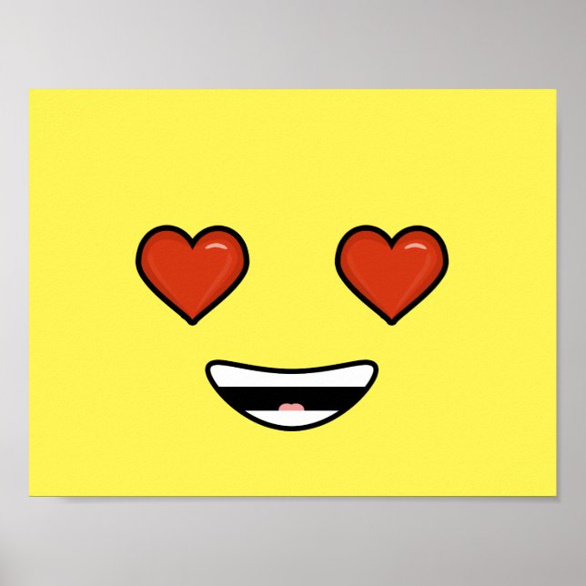 Poster Amour Emoji (Devant)