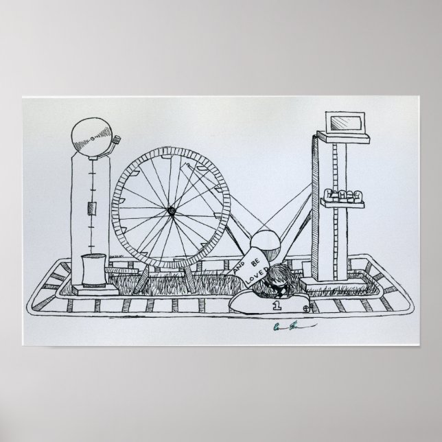 Poster Amour et être aimé Imprimer (Devant)