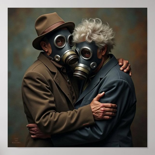 Poster AMOUR ET RÉSISTANCE Vieux romantiques 2 (Devant)