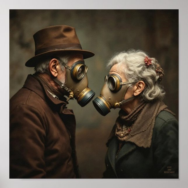 Poster AMOUR ET RÉSISTANCE Vieux romantiques 3 (Devant)