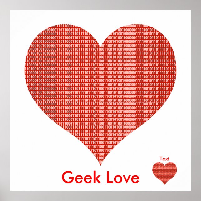 Poster Amour geek (Devant)