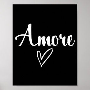 Poster Amour Italien Amour Saint Valentin 