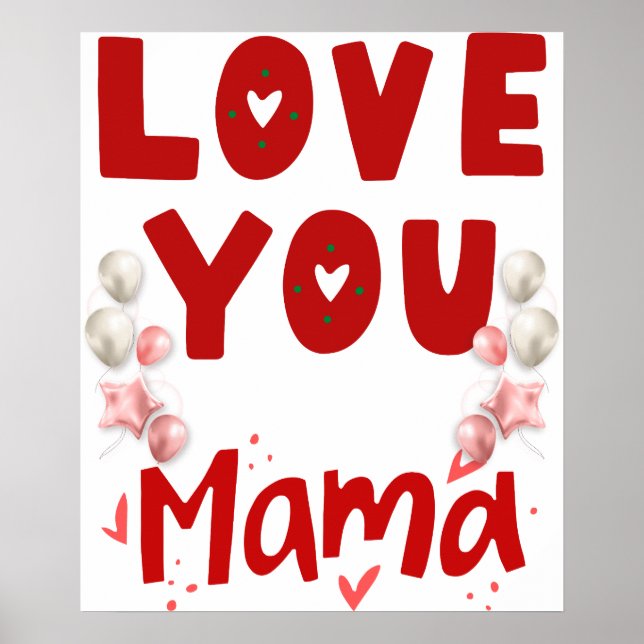 Poster amour maman (Devant)