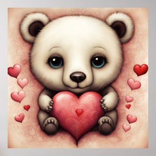Poster Amour Ours 2