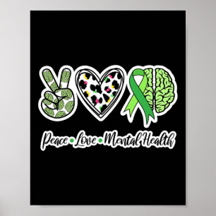 Poster Amour Santé Mentale Nous Portons Une Santé Mentale