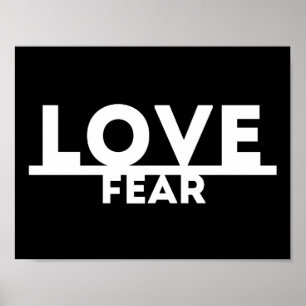 Poster Amour sur la peur