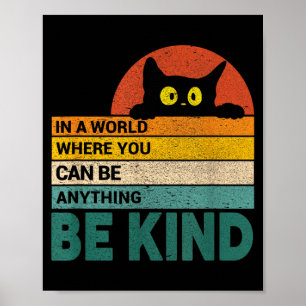 Poster Amoureux de chats gentils Citation de chats Propri