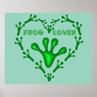 POSTER AMOUREUX DE GRENOUILLE 1