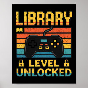 Poster Amoureux de la bibliothèque Enseignants Drôle de j