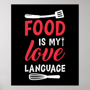 Poster amoureux de la gastronomie