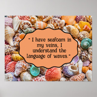 Poster Amoureux de la mer