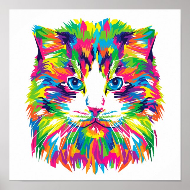 Poster Amoureux de les chats (Devant)