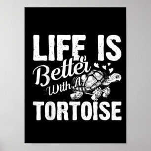 Poster Amoureux de tortues amusantes Cadeaux Hommes femme