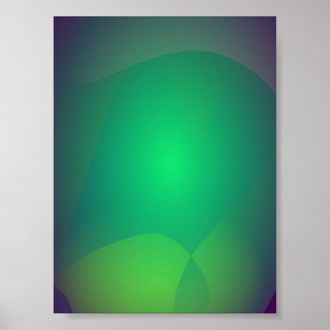 Poster Amphibien Vert (Devant)