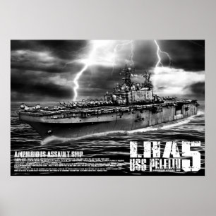 Poster Amphibious assault ship Peleliu Print