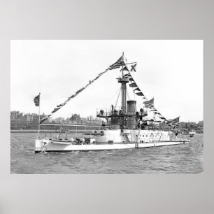 Poster Amphitrite du moniteur USS