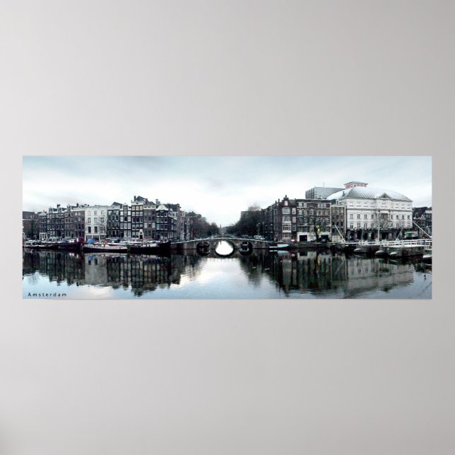 Poster Amsterdam (Devant)