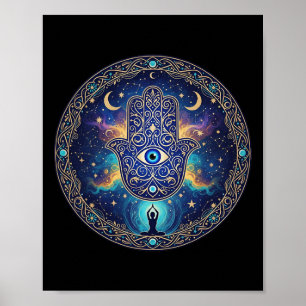 Poster Amulette de protection aux mauvais œil esthétique